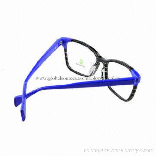 2014 Latest Lamination Acetate Optical Eyeglass Frame for Unisex, OEM/ODM Orders Available